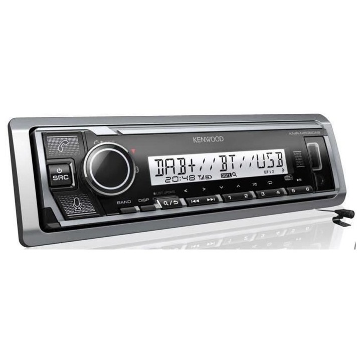 Autoradio Marine JVC - KMR-M508DAB - USB - Bluetooth - iPhone - DAB+