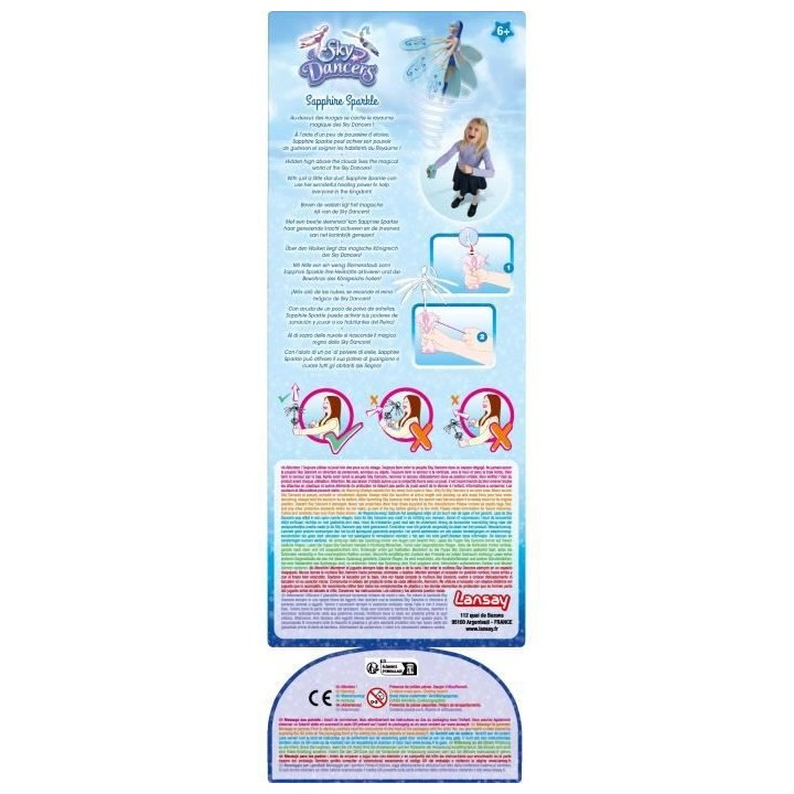 Sky Dancers - Sapphire Sparkle - Poupées a Fonction - Des 6 ans - Lan