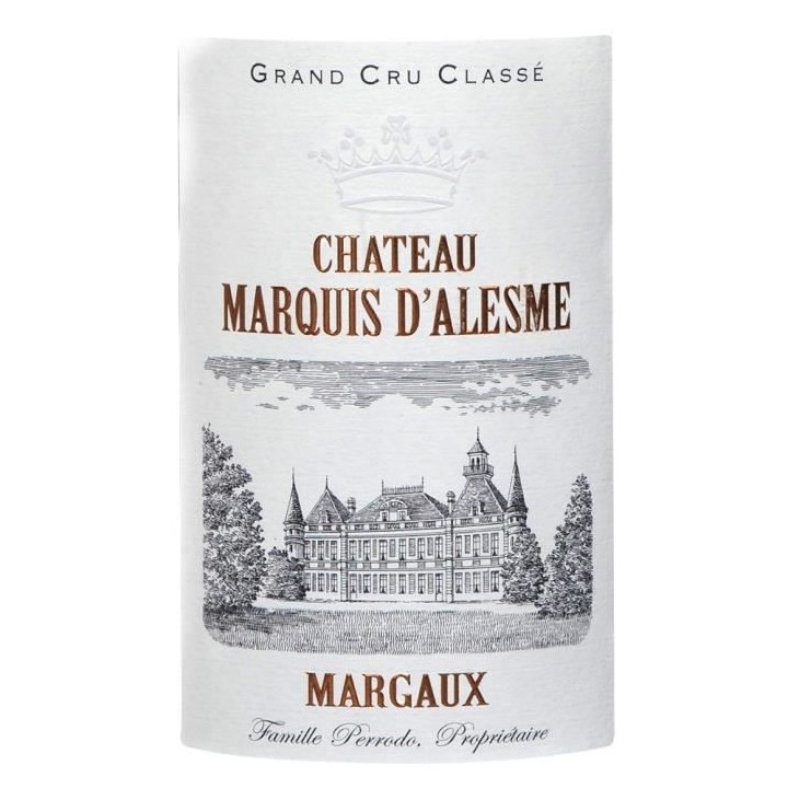Château Marquis d'Alesme Becker 2019 Margaux - Vin rouge de Bordeaux