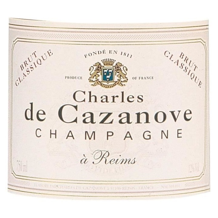 Champagne Charles de Cazanove Classique Brut - 75 cl