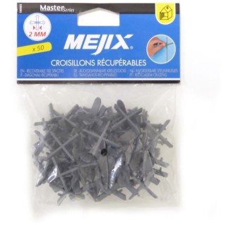 MEJIX Croisillons récupérables 2 mm x 50 pcs