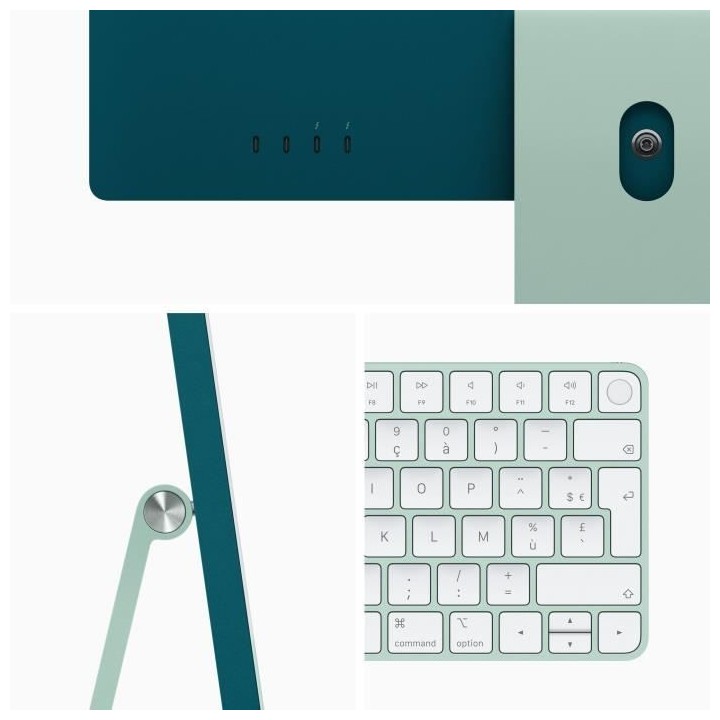 Apple - 24 iMac Retina 4,5K (2021) - Puce Apple M1 - RAM 8Go - Stockag