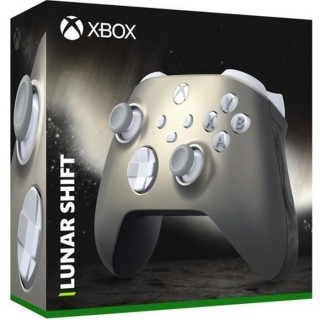 Manette sans-fil - XBOX - MICROSOFT - Lunar shift - Or/Argent - Xbox S