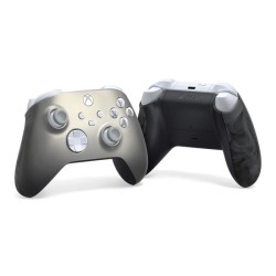 Manette sans-fil - XBOX - MICROSOFT - Lunar shift - Or/Argent - Xbox Series X|S/Xbox One/PC Windows10/téléphones iOS/Android