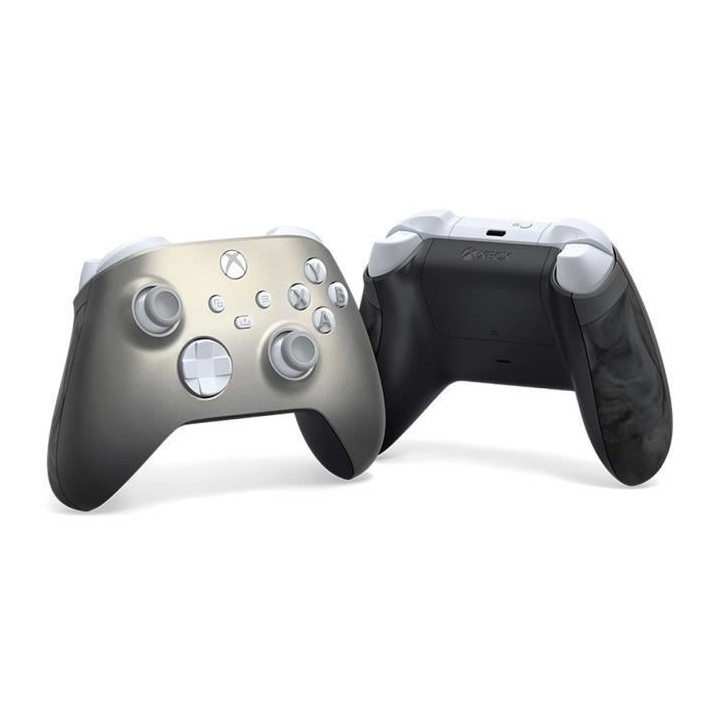 Manette sans-fil - XBOX - MICROSOFT - Lunar shift - Or/Argent - Xbox S
