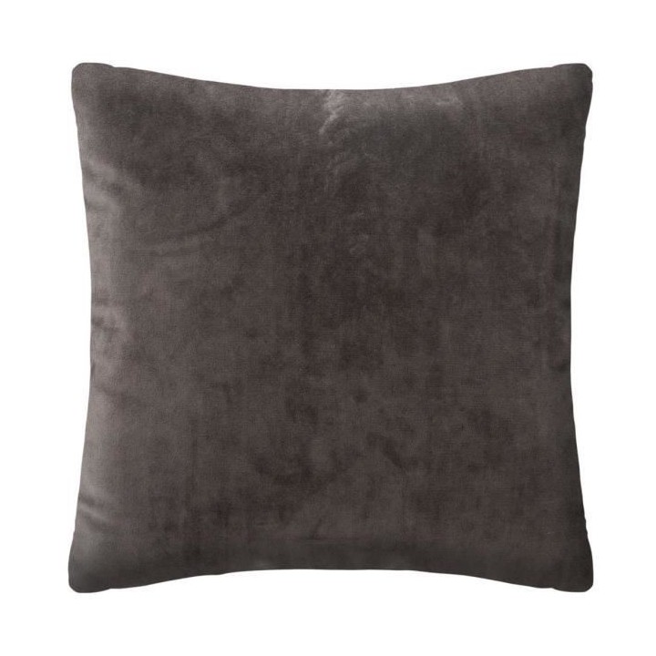 Coussin velours Tropic - 40 x 40 cm - Or et gris
