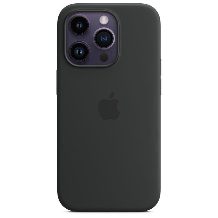 APPLE Coque en silicone pour iPhone 14 Pro avec MagSafe - Minuit