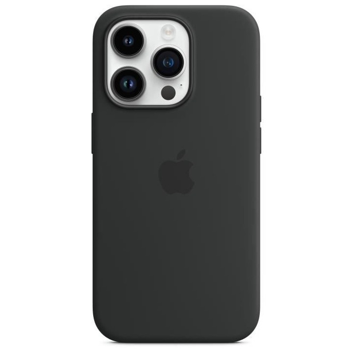 APPLE Coque en silicone pour iPhone 14 Pro avec MagSafe - Minuit