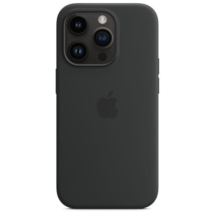 APPLE Coque en silicone pour iPhone 14 Pro avec MagSafe - Minuit