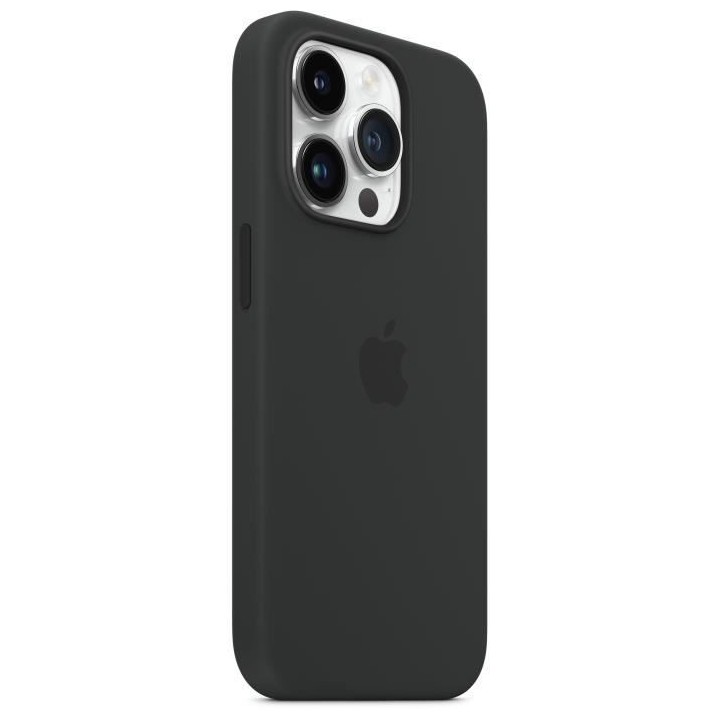 APPLE Coque en silicone pour iPhone 14 Pro avec MagSafe - Minuit