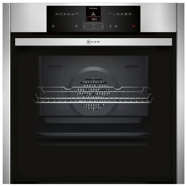 Four multifonction Slide & Hide pyrolyse inox - NEFF B55CR22N0 - Acier