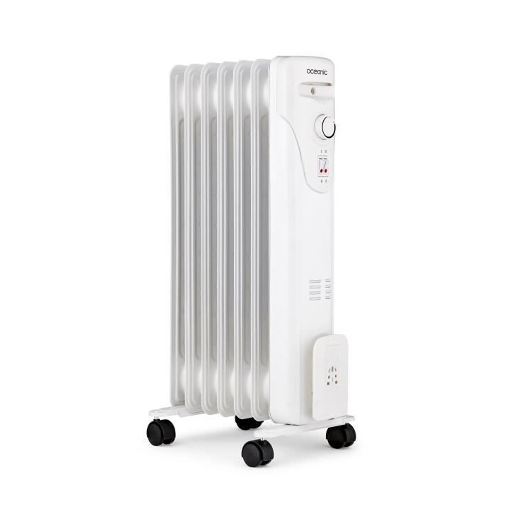 Radiateur électrique bain d'huile 1500W OCEANIC - 3 puissances - 7 é