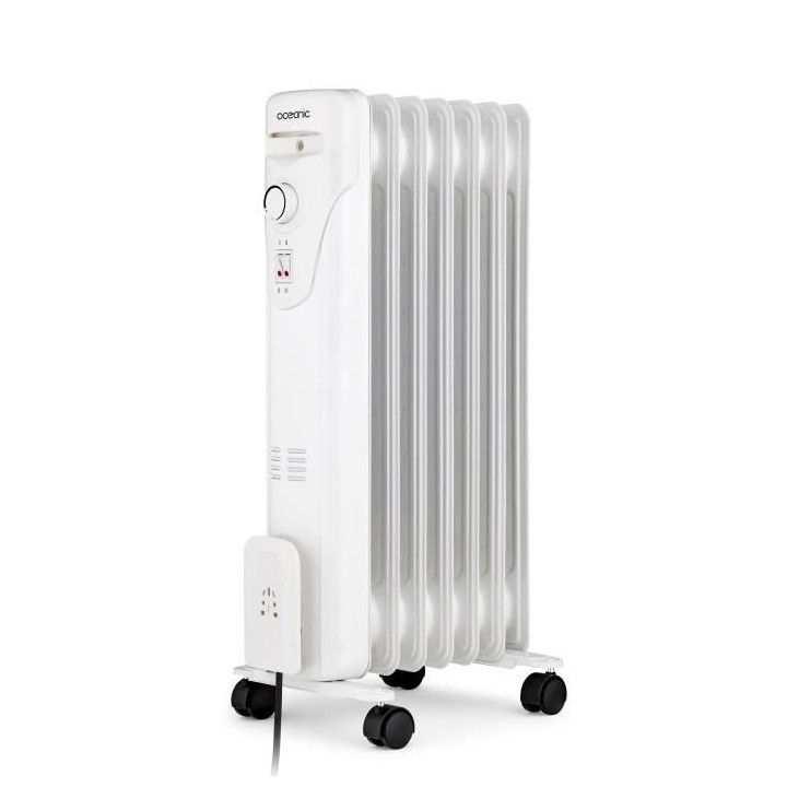 Radiateur électrique bain d'huile 1500W OCEANIC - 3 puissances - 7 é