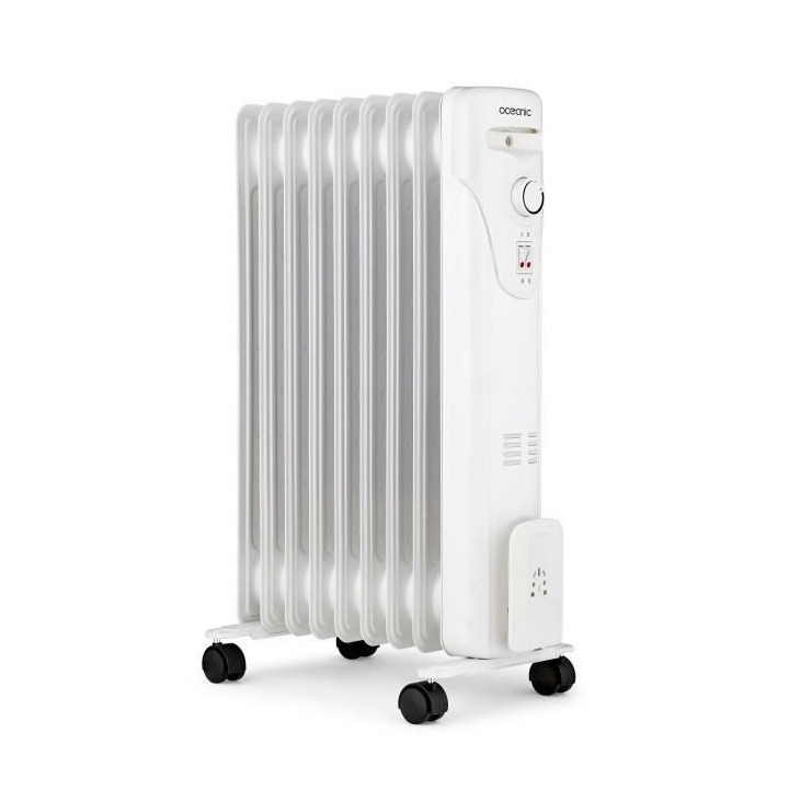 Radiateur bain d'huile électrique - 2000 Watts - OCEANIC - 3 puissanc