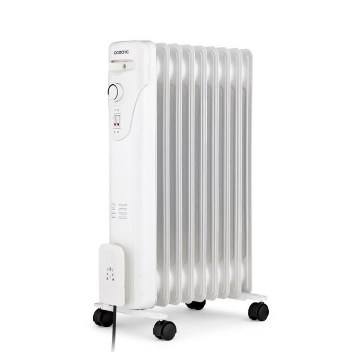Radiateur bain d'huile électrique - 2000 Watts - OCEANIC - 3 puissanc