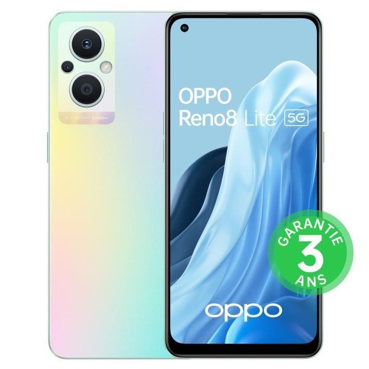 OPPO Reno8 Lite 128Go 5G Arc-En-Ciel