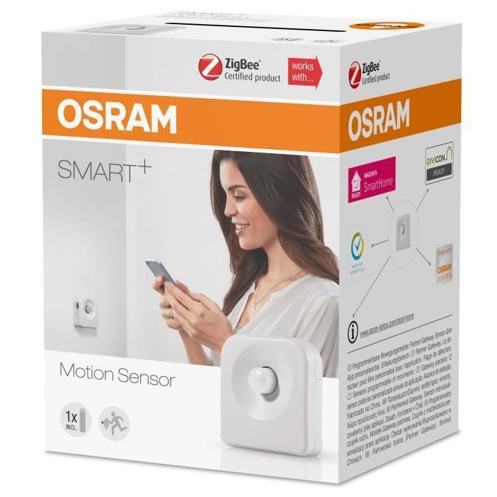 OSRAM Smart+ Déctecteur de Mouvement Motion Sensor Connecté - Blanc