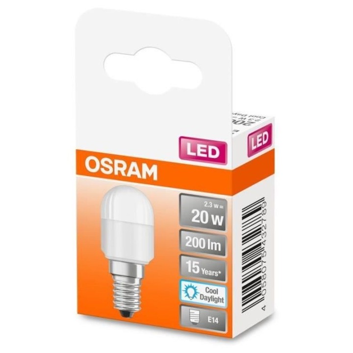 OSRAM Ampoule LED Mini Tube T26 dépoli 2,3W 20 E14 lumiere du jour