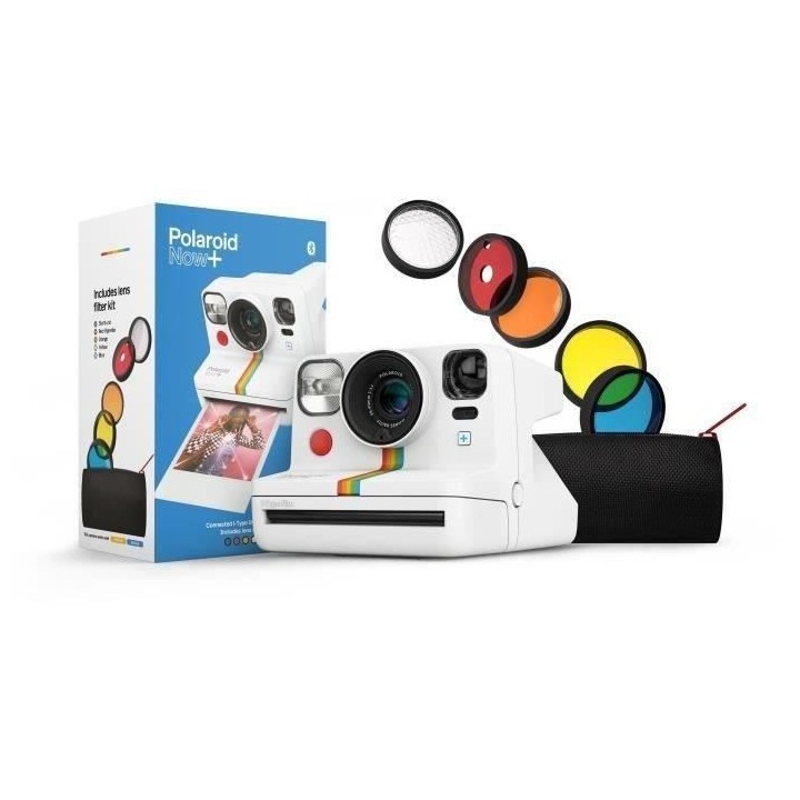 POLAROID Now+ - Appareil photo instantané - Autofocus - Connecté - F