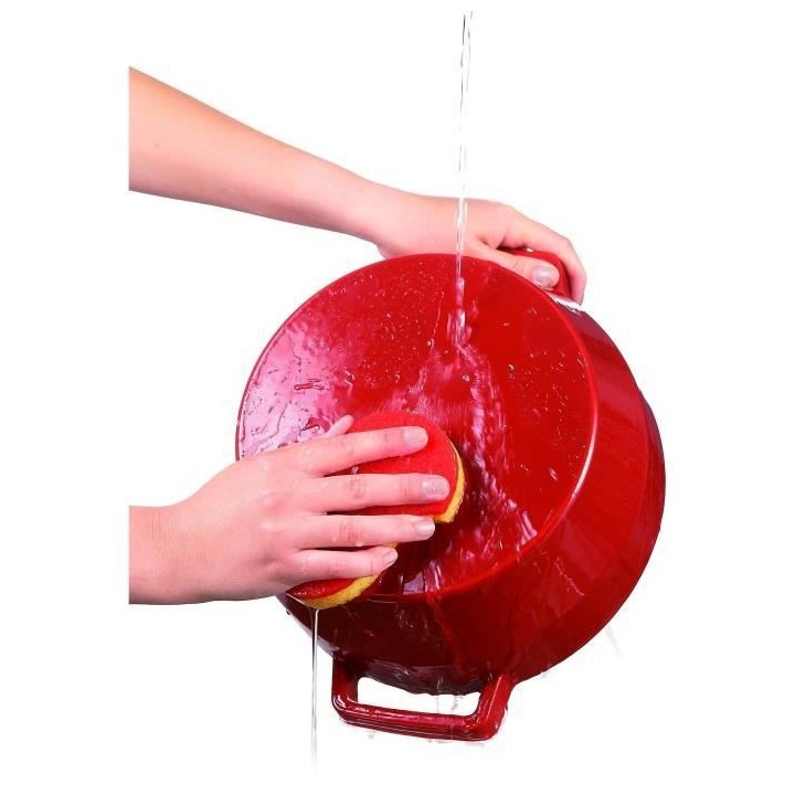 PYREX Cocotte ronde Slow Cook 6,3 L rouge