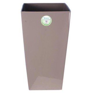 RIVIERA Pot de fleurs Nuance - Carré-29 x 29 x H 52 cm -Taupe