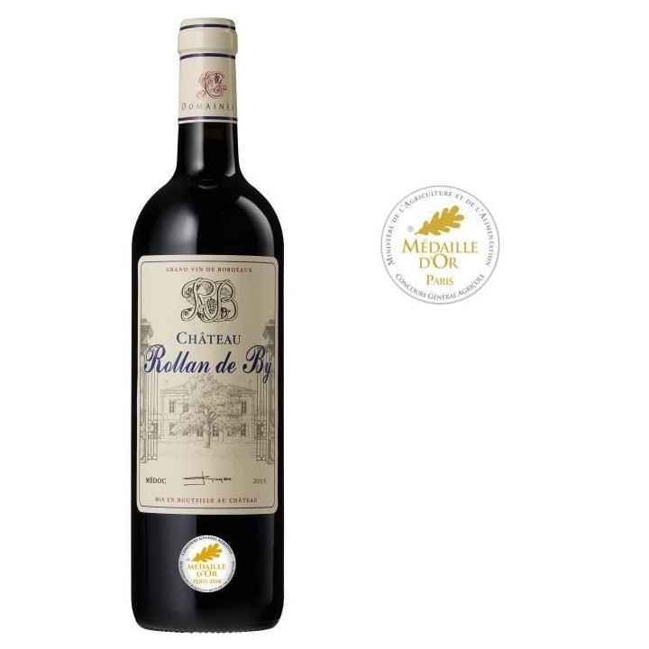 Château Rollan de By 2015 Médoc Cru Bourgeois - Vin rouge de Bordeau