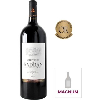Magnum Château de Sadran 2015 Cadillac Côtes de Bordeaux - Vin rouge