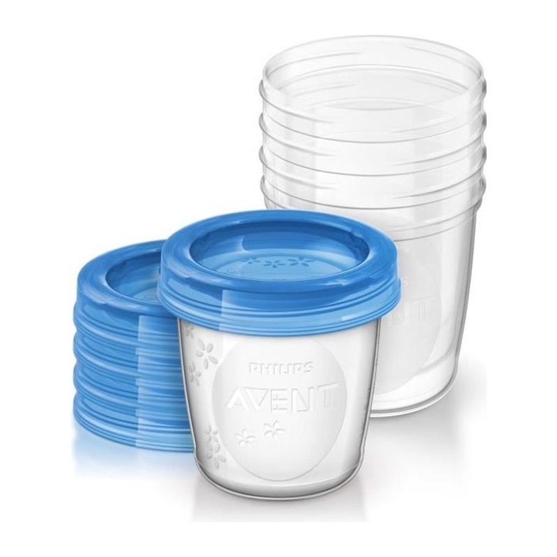 PHILIPS AVENT SCF619/05 Pots de Conservation Réutilisables 5x 180ml