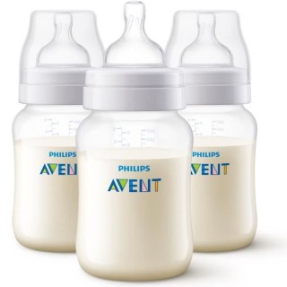 PHILIPS AVENT SCF813/37 Lot de 3 biberons Anti-colic Classic+ 1m+ - 26