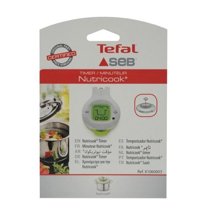 SEB Minuteur Nutricook X1060003 blanc