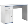 PARISOT Bureau enfant Décor pin memphis et rose ou bleu - L 121 cm - SWITCH