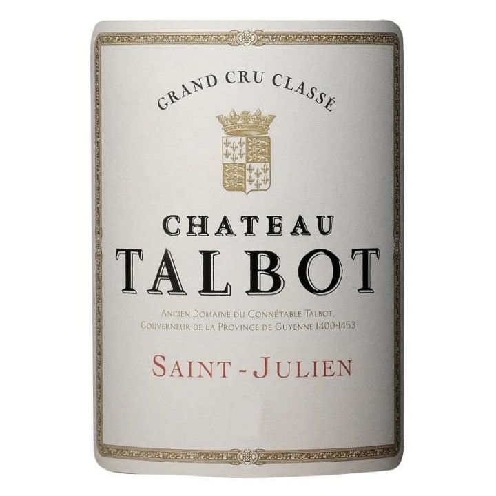 Château de Talbot 2019 Saint Julien - Vin rouge de Bordeaux