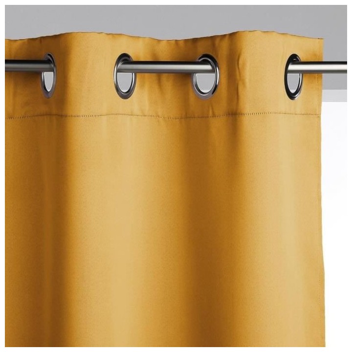 Rideau occultant - 140 x 260 cm - Ocre