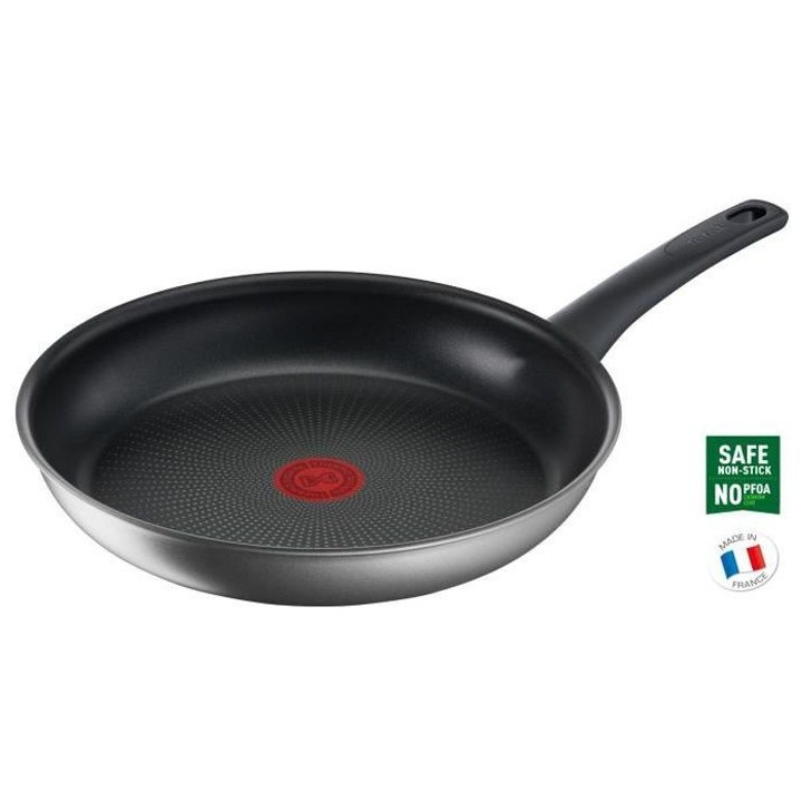 TEFAL G2870602 La Recyclée poele 28cm, 100% Aluminium recyclé, revet