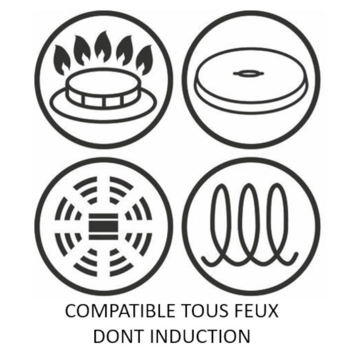 TEFAL G2552902 Casserole 18 cm (2,1 L) UNLIMITED - Tous feux dont indu