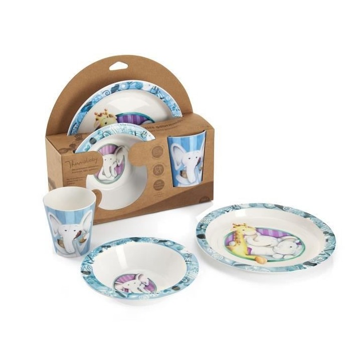 Rehausseur de chaise pour enfant + Boîtes de conservation + Coffret v