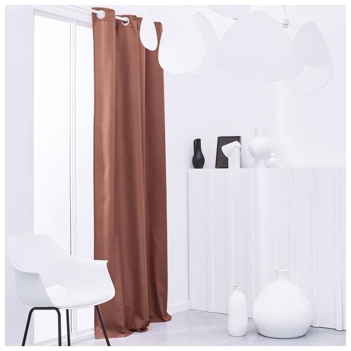 TODAY Rideau Isolant Thermique Essential Uni - 140 x 240 cm - Terracot