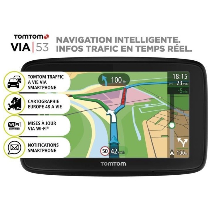 TOM TOM Gps - VIA 53 Europe 49 pays