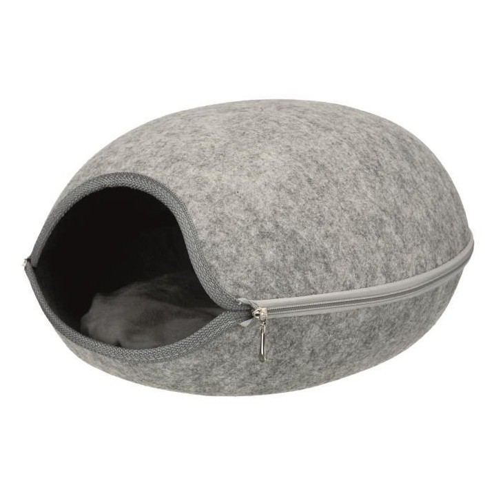 TRIXIE Abri douillet Luna 40 × 24 × 46 cm - Gris clair - Pour chien