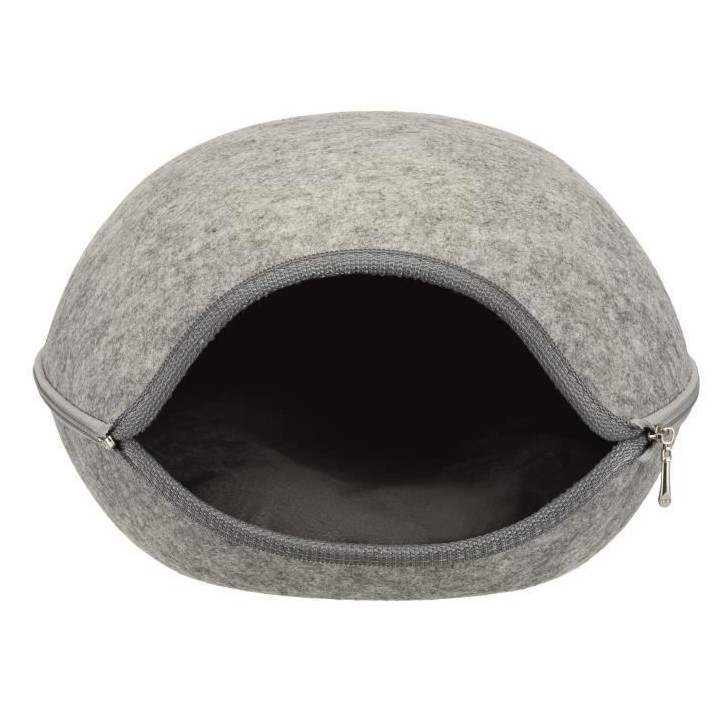 TRIXIE Abri douillet Luna 40 × 24 × 46 cm - Gris clair - Pour chien