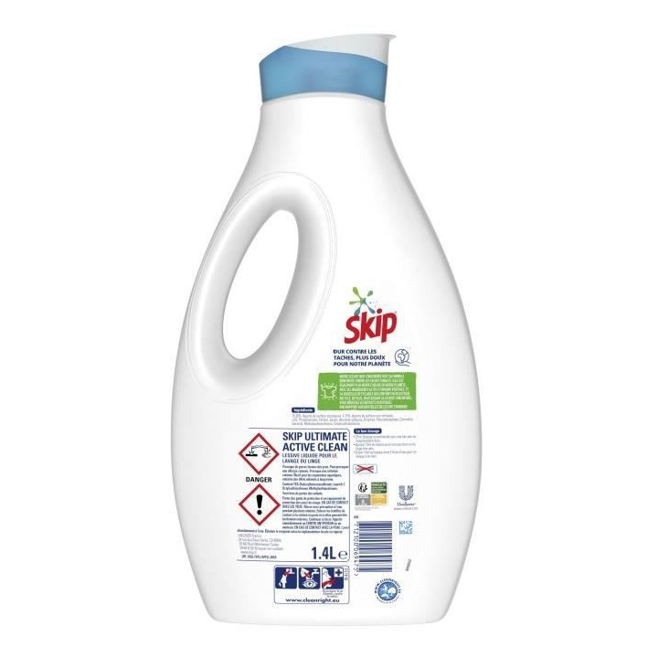 SKIP Concentré Active Clean - 51 Lavages - lot de 4