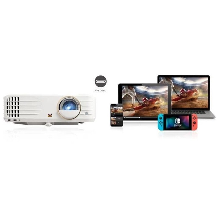 Vidéoprojecteur Home Cinéma HDR 4K - VIEWSONIC PX748-4K - 240Hz - 40
