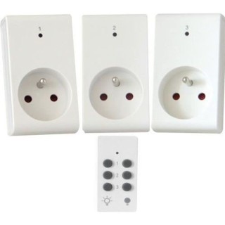 VOLTMAN Kit 3 prises télécommandées
