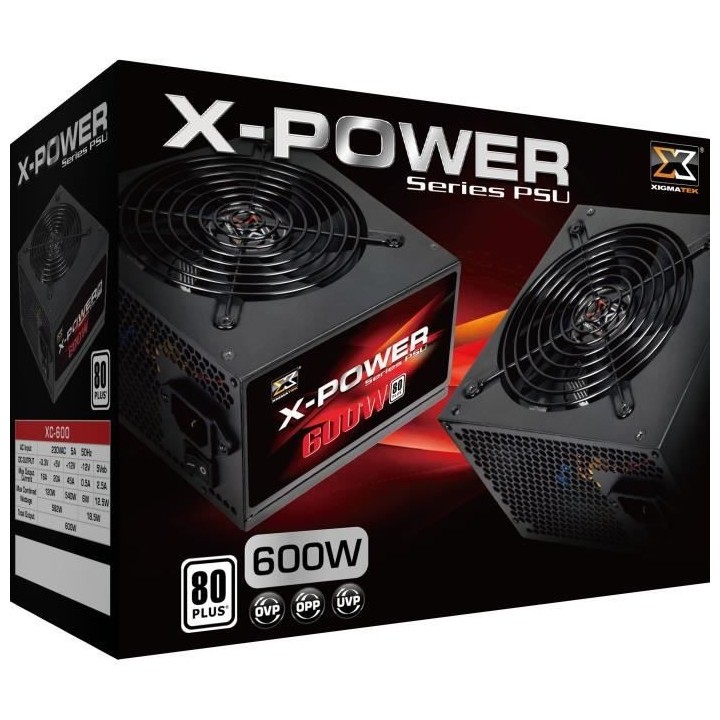 XIGMATEK Alimentation non modulaire X-Power - 600 W - 80 Plus