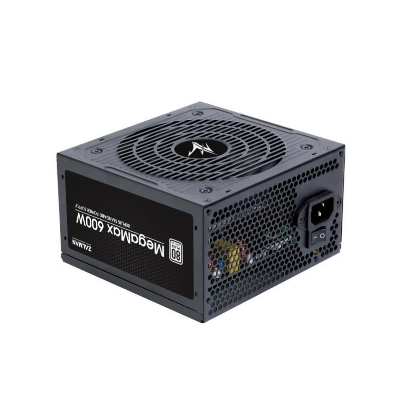 Alimentation PC - ZALMAN - MegaMax 600W V2 (80Plus 230V EU) (ZM600-TXIIV2)