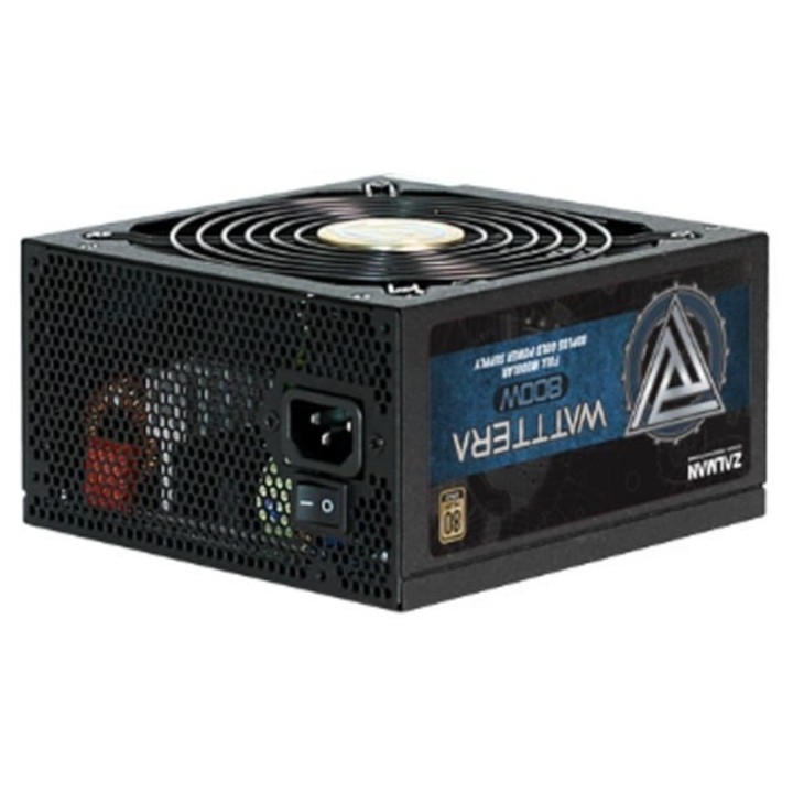 Alimentation PC modulaire - ZALMAN - WattTera 800W (80+ Gold) - 800W (