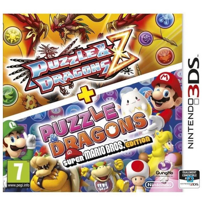 Puzzle & Dragons Z et Super Mario - Jeu Nintendo 3DS