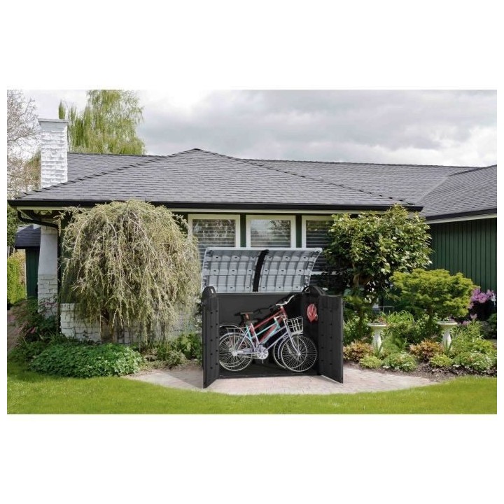 KETER - Coffre de rangement extérieur en résine 2000 litres Noir et