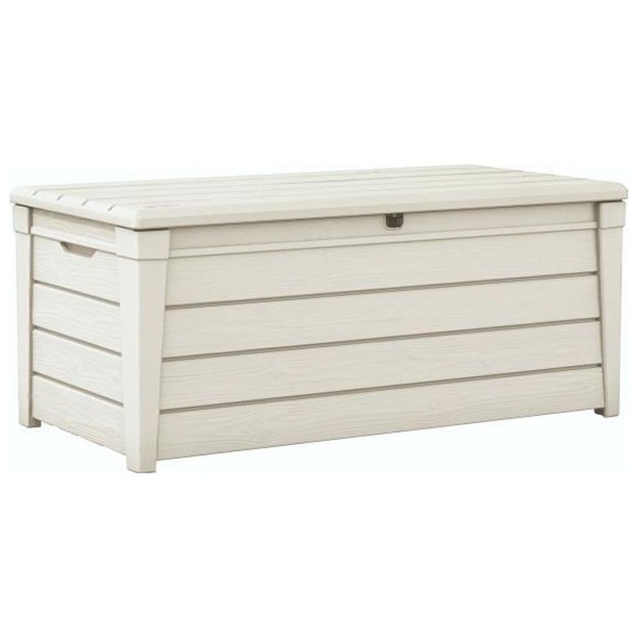 KETER - Coffre de rangement extérieur en résine 455 litres Blanc - M