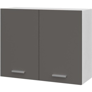 EXTRA Meuble haut de cuisine - 2 Portes - L 80 x P 30 x H 58 cm - Taup